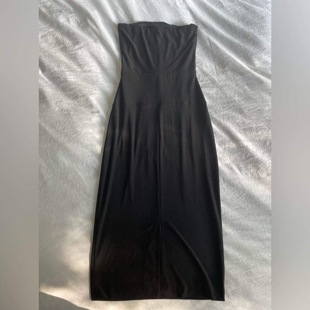REVOLVE - Norma Kamali strapless black dress